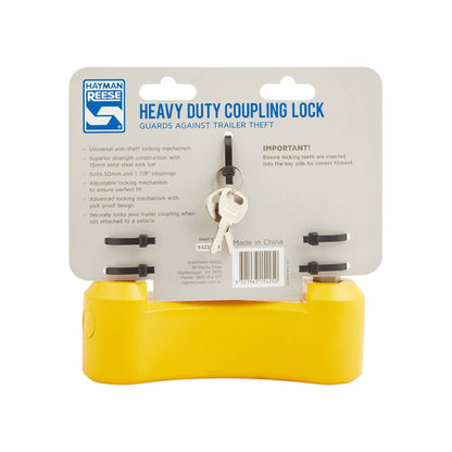 Hayman Reese Heavy Duty Coupling Lock - 63228HR - 15mm