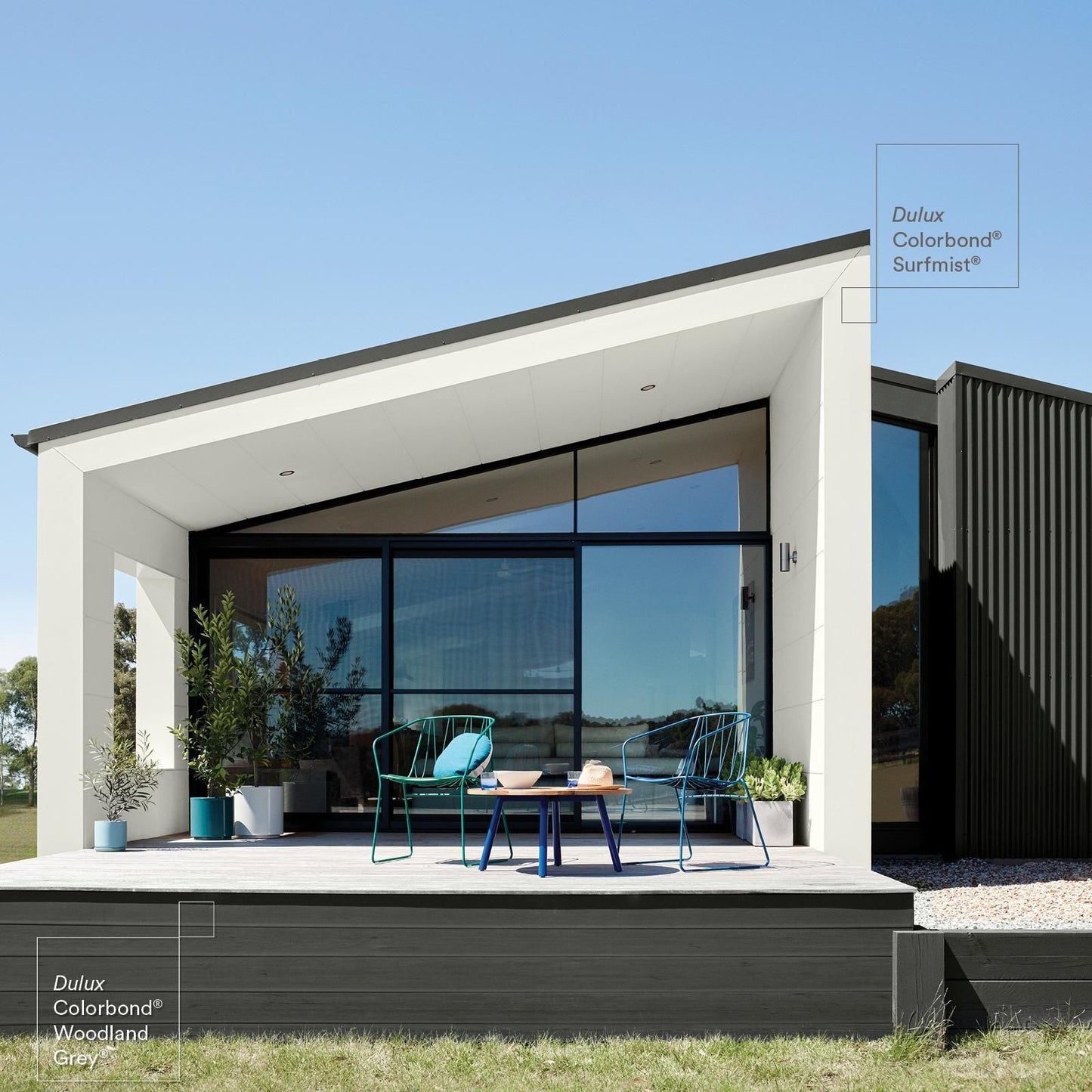 Dulux Weathershield Exterior Paint - 4L - Woodland Grey Low Sheen