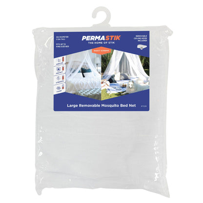 Permastik Large Mosquito Bed Net Kit - King