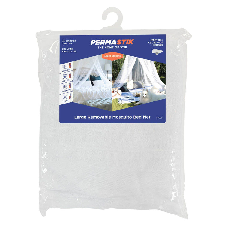 Permastik Large Removable Mosquito Bed Net Kit King