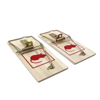 Wooden Mouse Trap - 46 x 98mm - 2 Pack