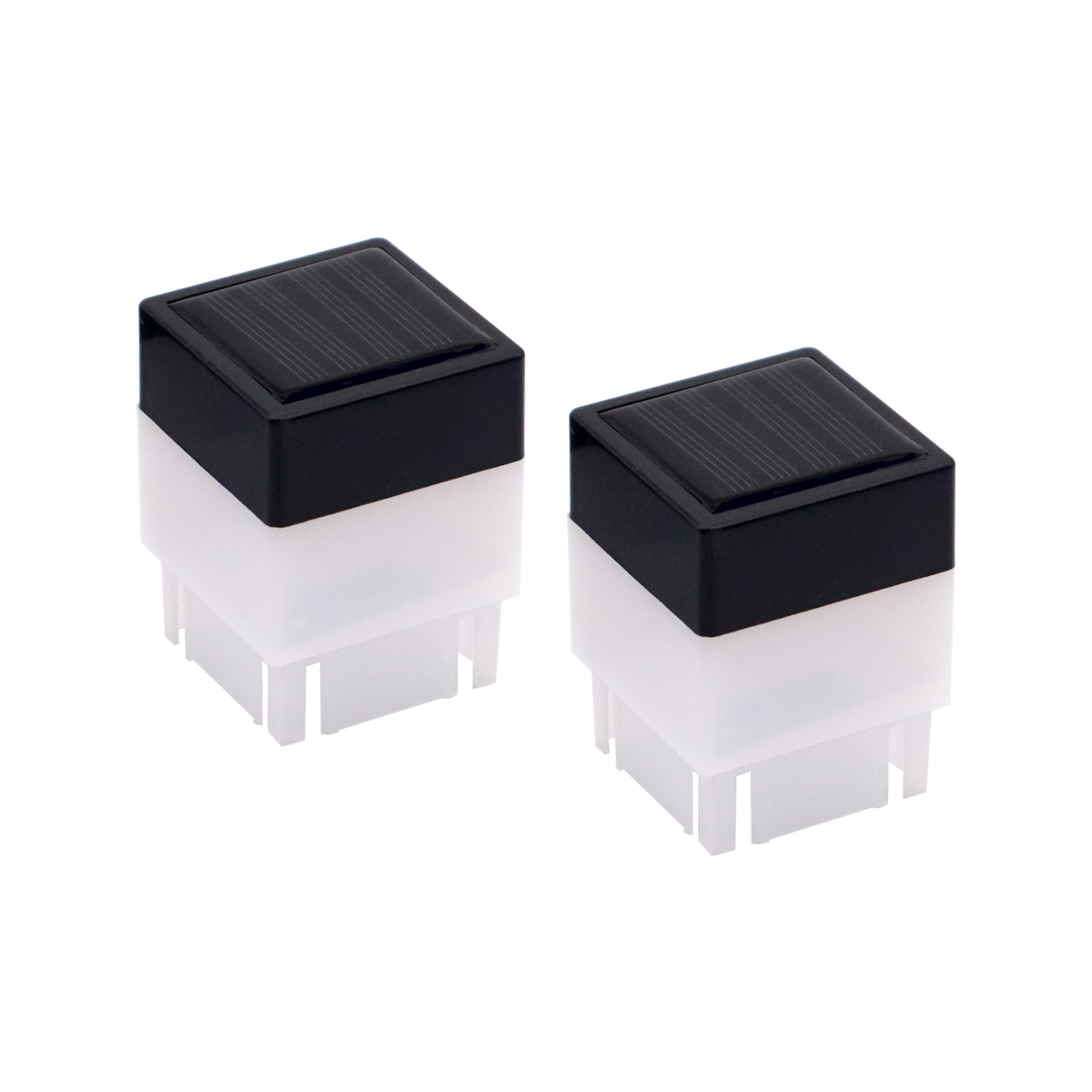 ProtectorAl Solar Fence Lights - 50mm x 50mm - Plastic - Easy Install