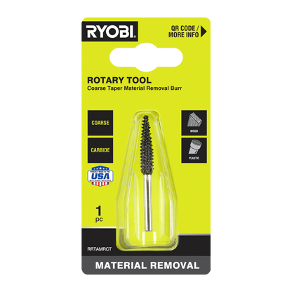 Ryobi Rotary Coarse Taper Burr - 51 x 21 x 101mm