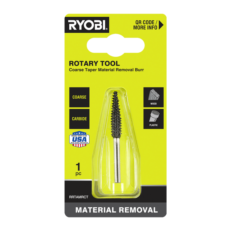 Ryobi Rotary Coarse Taper Burr - 51 x 21 x 101mm