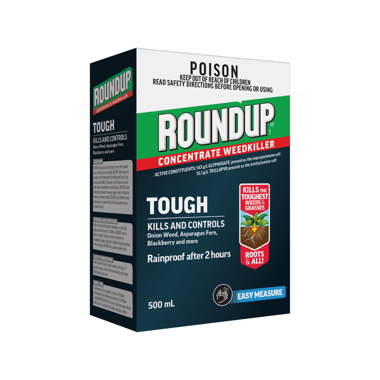 Roundup Tough Concentrate Weedkiller - 500ml