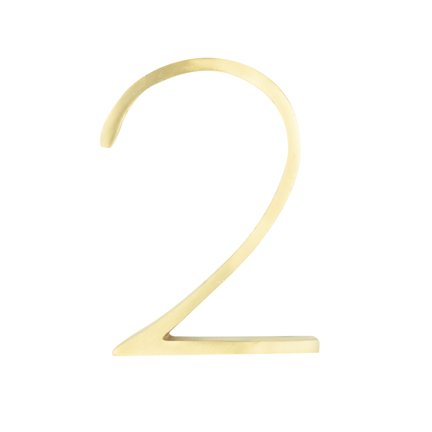 Sandleford Brass Toorak Number - 2 - 120mm