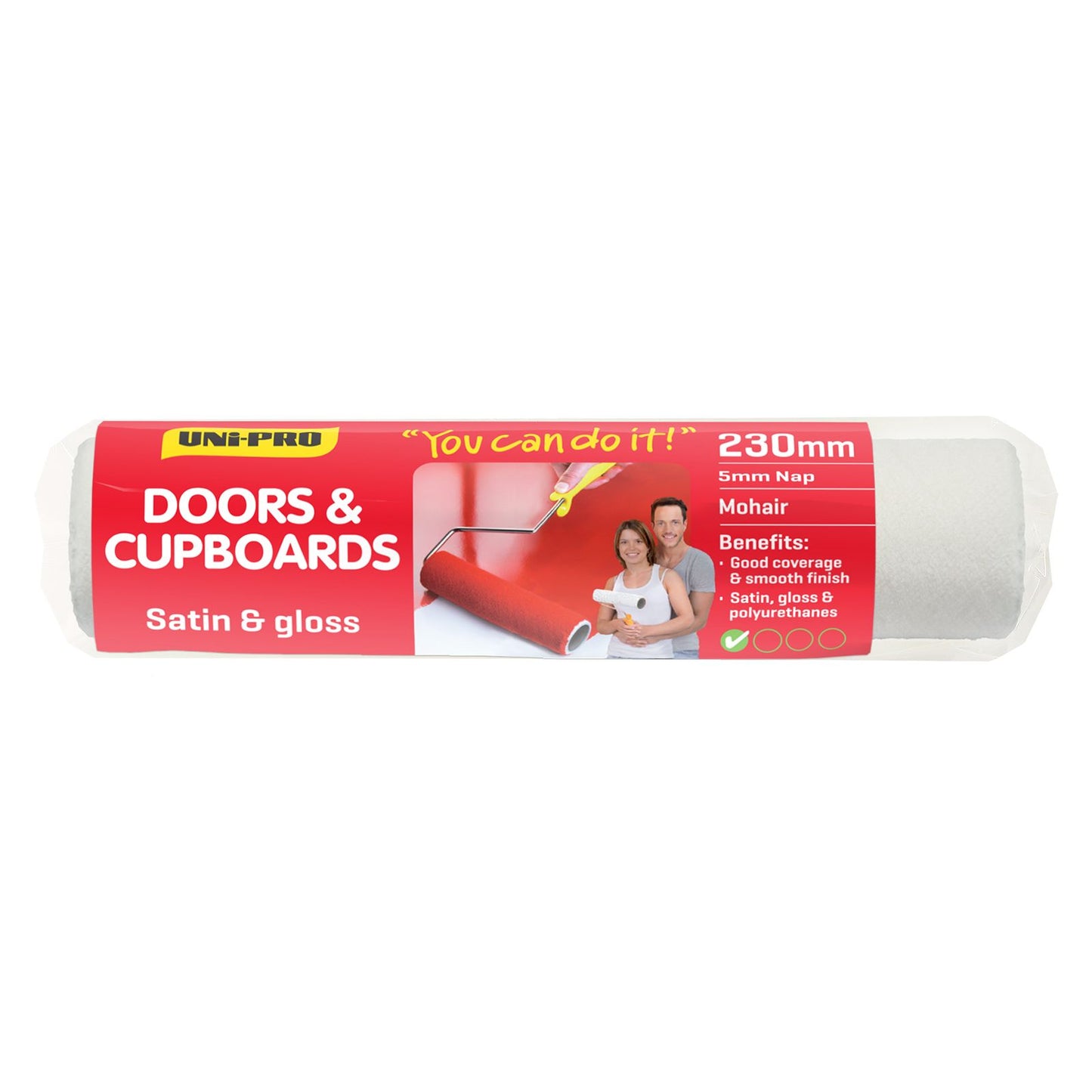 Uni Pro Door Trim Roller Cover - 230mm - 5mm Nap