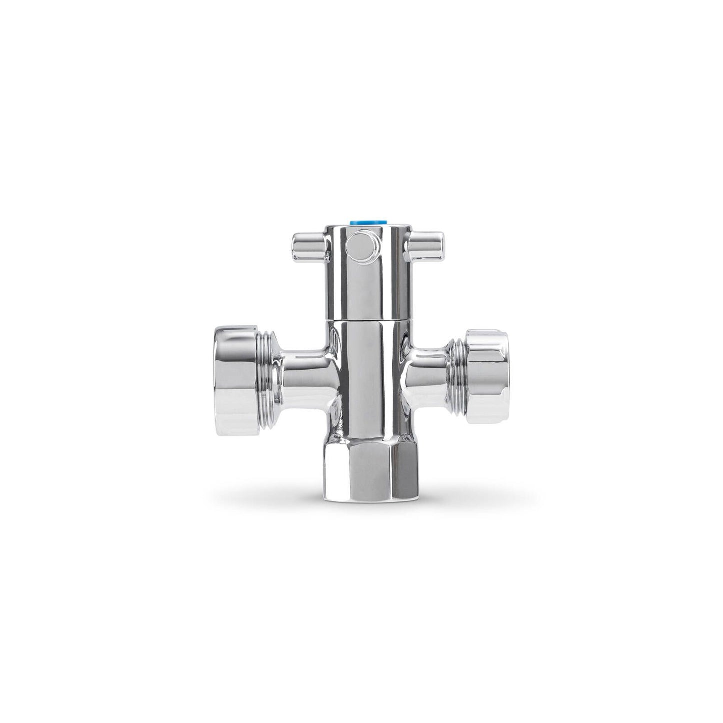 Brasshards Capstan 2 Way Under Sink Valve - 20mm x 15mm - Matt Black