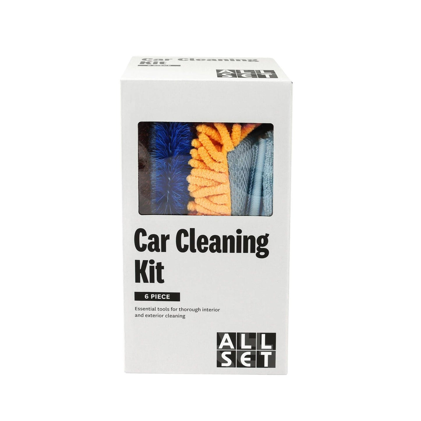 All Set Car Cleaning Kit - 6 Piece