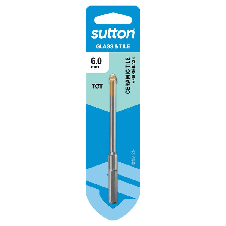 Sutton Tools Glass and Tile Drill Bit 6 x 80mm