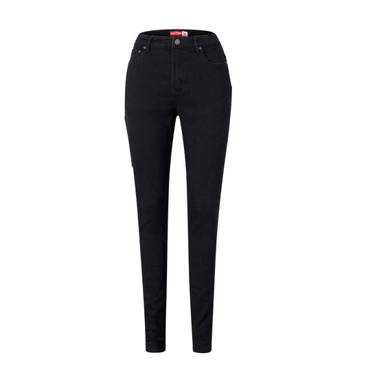 Hard Yakka Women's High Waisted Slim Fit Jegging - Size 10 - Indigo