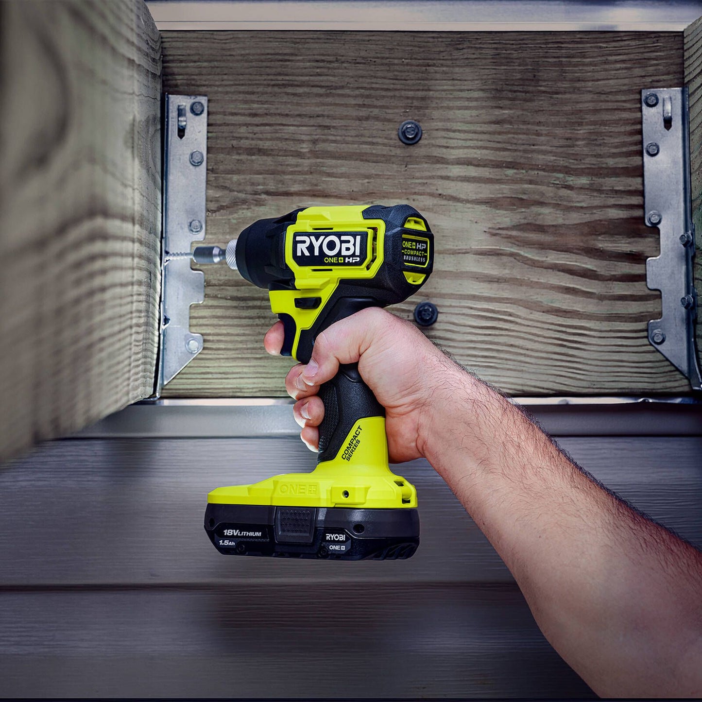 Ryobi HP Brushless Compact Impact Driver Kit - 18V ONE+ - 240Nm - 4Ah