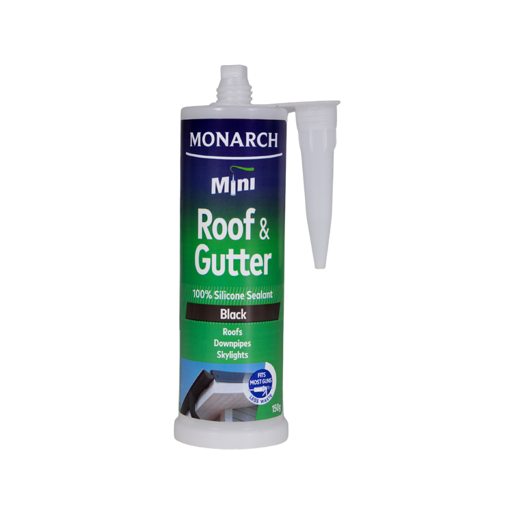 Monarch 150g Mini Black Roof Gutter Silicone