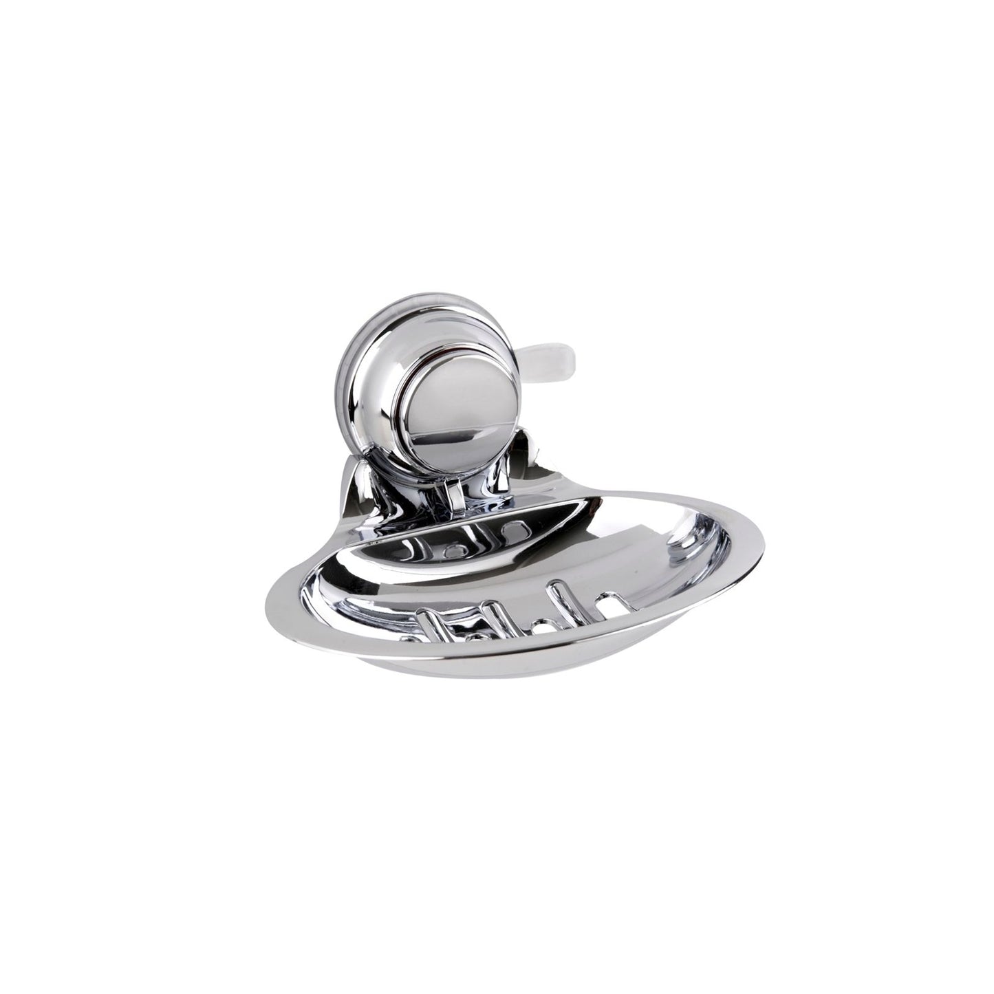 Naleon Chrome Super Suction Soap Dish - 85 x 140 x 110mm - 3kg