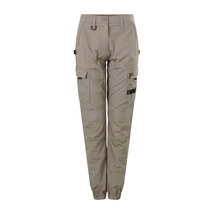 Citeco Women S Khaki Cuffed Cargo Ripstop Pants Size 8