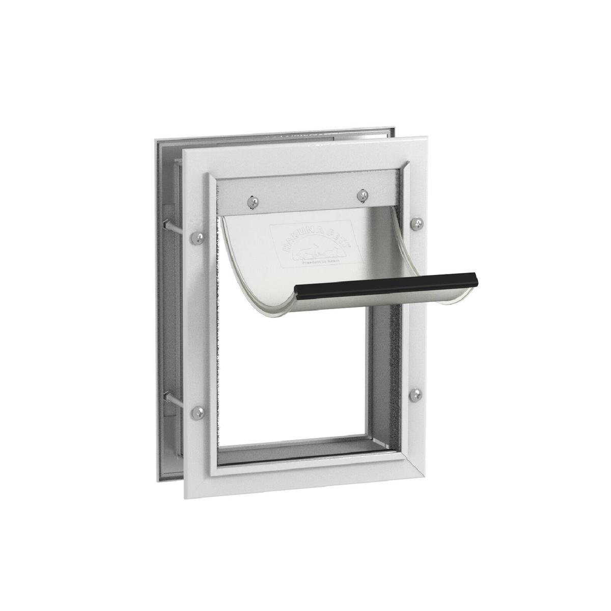 Hakuna Pets Small Pet Door - 170mm x 230mm - Aluminium - Lockable