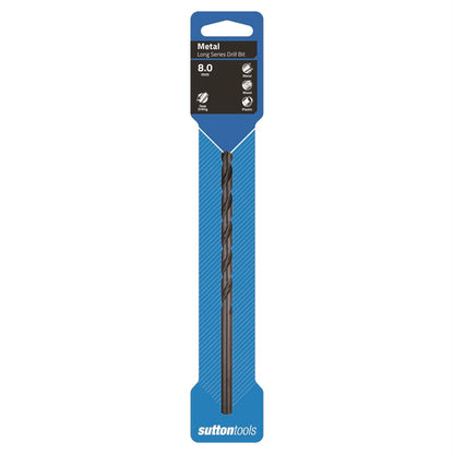 Sutton Tools Long Series Jobber Drill Bit - 8mm