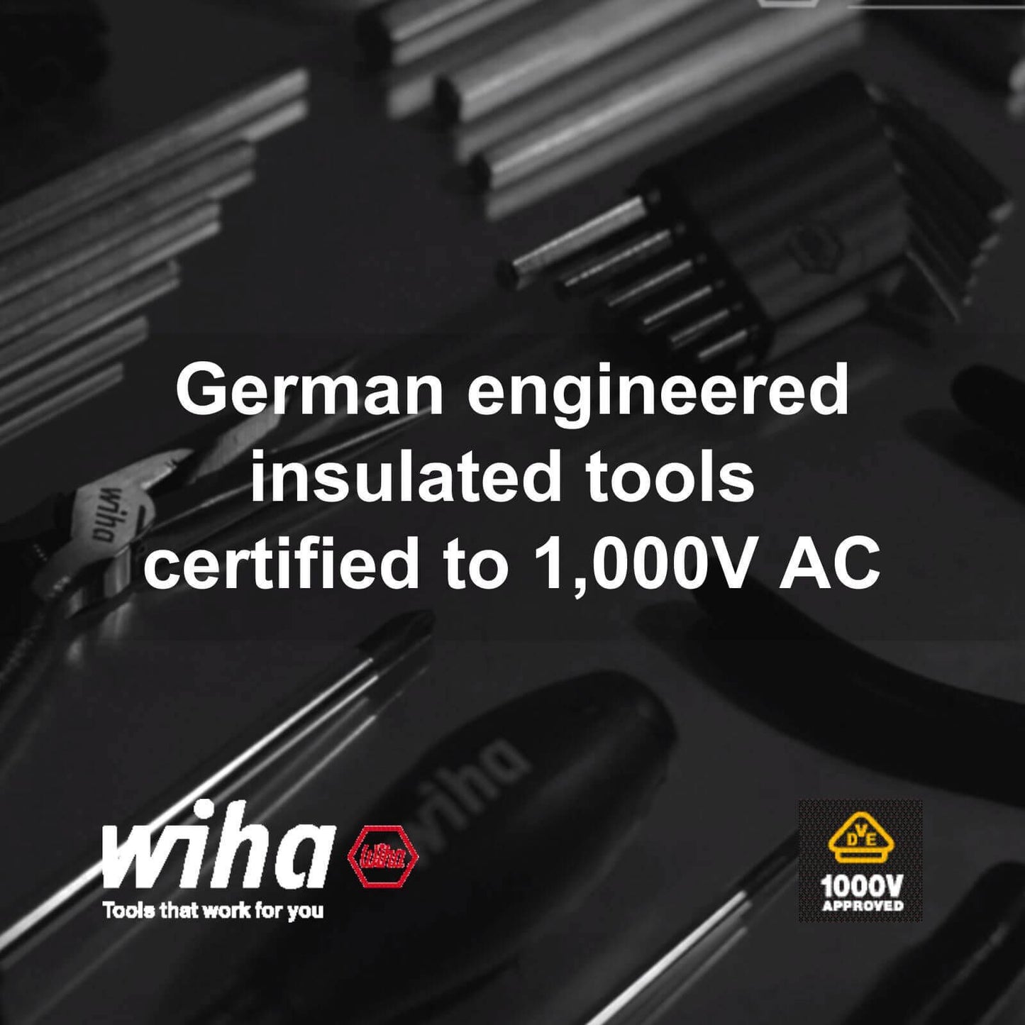 Wiha Combination Pliers - 220mm - Insulated