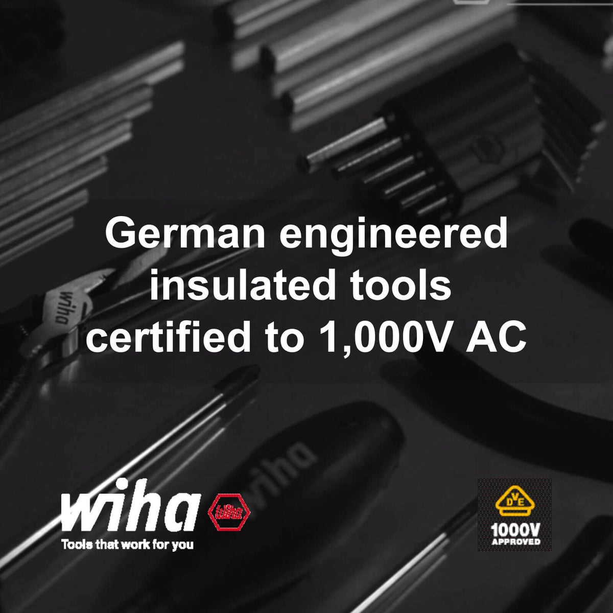 Wiha Insulated Combination Pliers 220mm 1000V