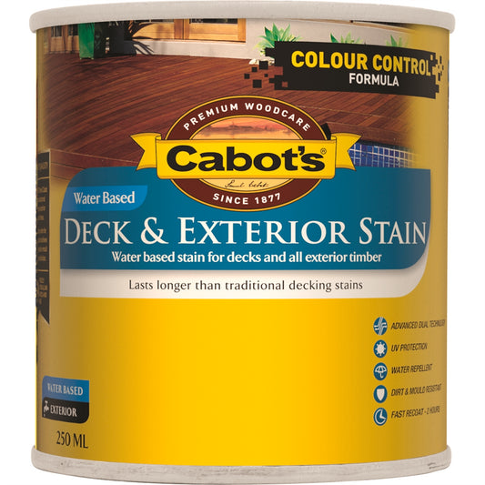 Cabot Merbau Water Based Deck Stain - 250ml