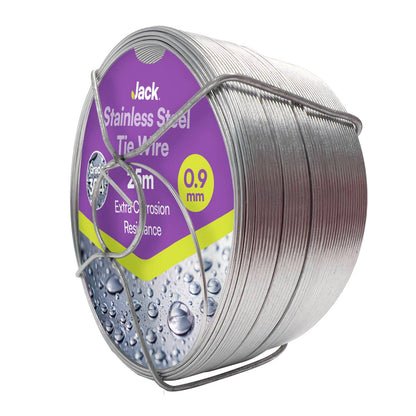 Jack Stainless Steel Tie Wire - 0.9mm x 25m