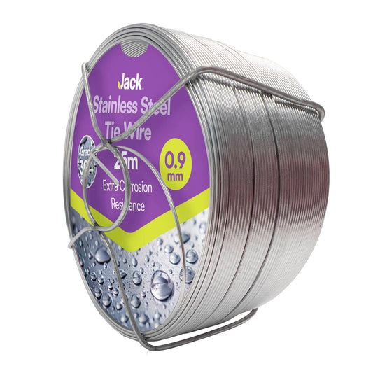 Jack Stainless Steel Tie Wire - 0.9mm x 25m