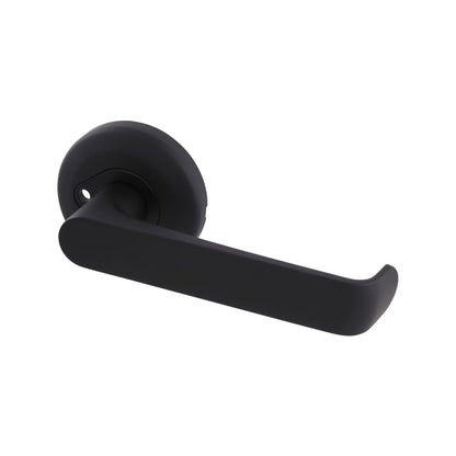 Gainsborough Neue Telo Privacy Lever Set - Matt Black - 138 x 65mm