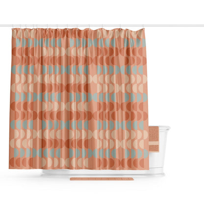 Barelli Retro Scallop Shower Curtain - 180 x 180cm