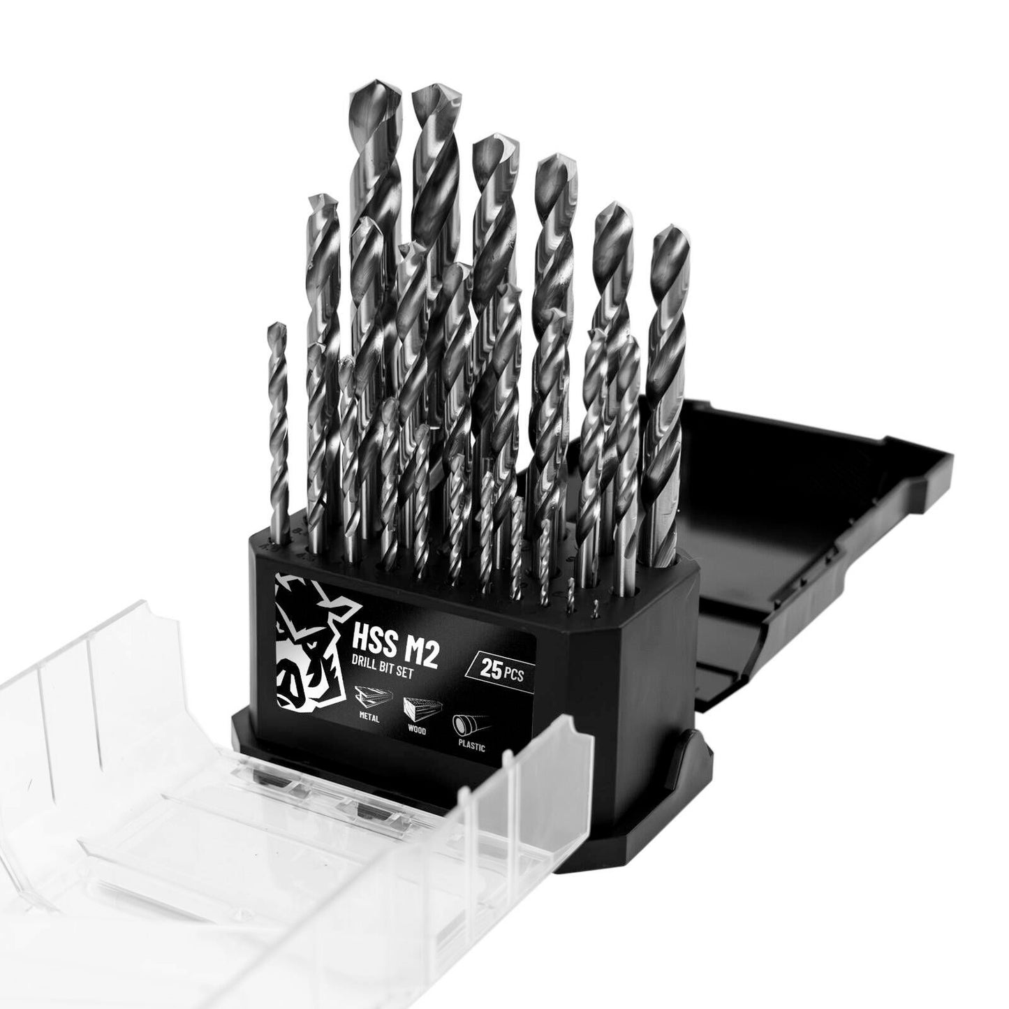 Full Boar HSS M2 Drill Bit Set - 25 Piece