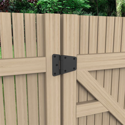 Zenith Matte Black Tapered Gate Hinge - 130mm - 2 Pack