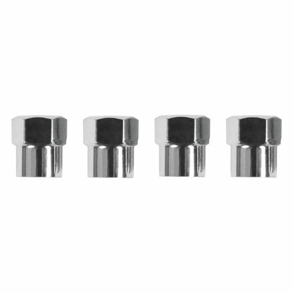 Trojan Valve Caps - 4 Pack - Chrome