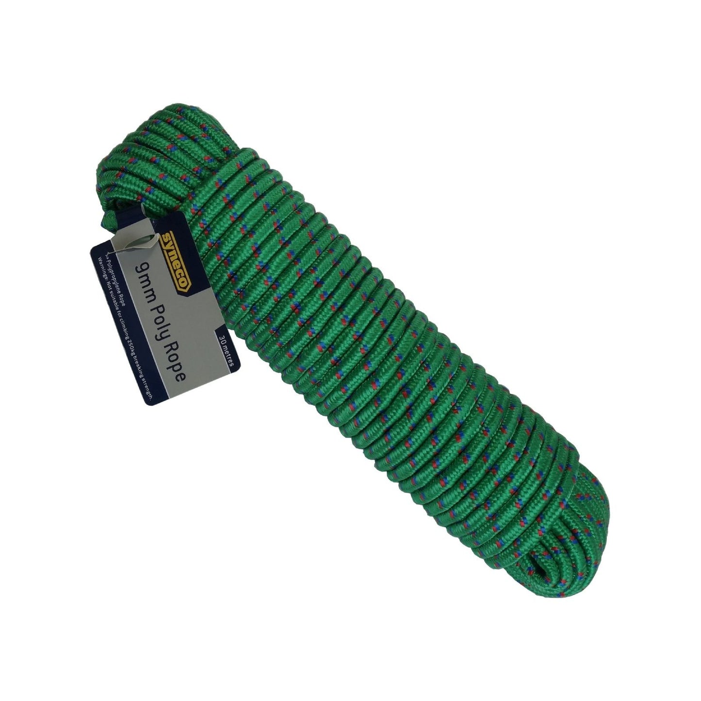 Syneco Diamond Braided Polypropylene Rope - 9mm x 30m