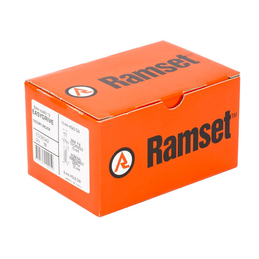 Ramset Easydrive Anchor - 6 x 42mm - 100 Pack