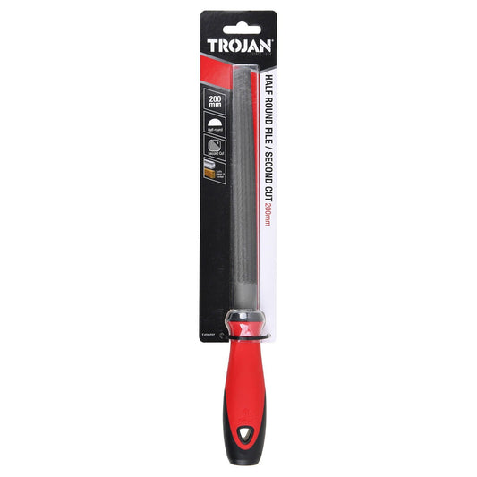 Trojan Half Round File - 200mm - Second Cut