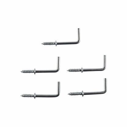 Everhang Square Hooks - 50mm - Zinc - Light Duty - 5 Pack