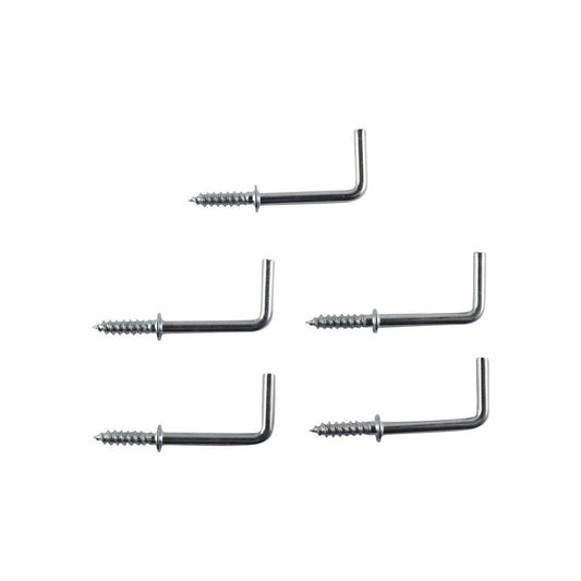 Everhang Square Hooks - 50mm - Zinc - Light Duty - 5 Pack