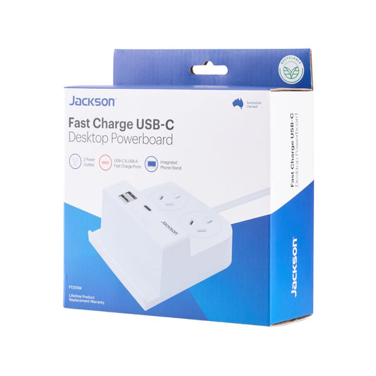 Jackson Fast Charge USB C Desktop Powerboard