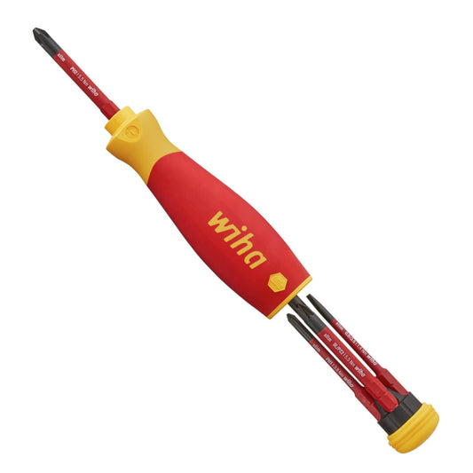 Wiha PocketMax Electric Screwdriver Bit Magazine - 4 SlimBits - 75mm