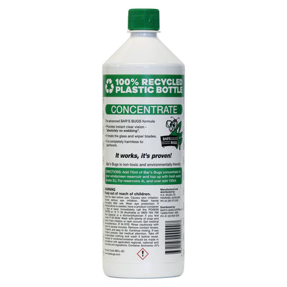 Bar's Bugs Windscreen Cleaner Concentrate - 1L