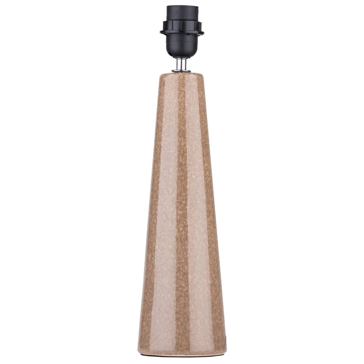 Verve Design Caria Ceramic Lamp Base - Brown - 100 x 410mm