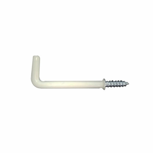 Everhang Square Hook - 50mm - PVC - Light Duty - 5 Pack