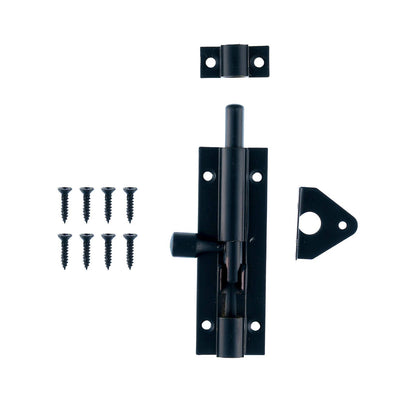 Taskmaster Barrel Bolt - 75mm - Matte Black