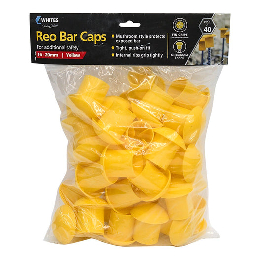 Jack Reo Bar Caps - 16-20mm - 40 Pack