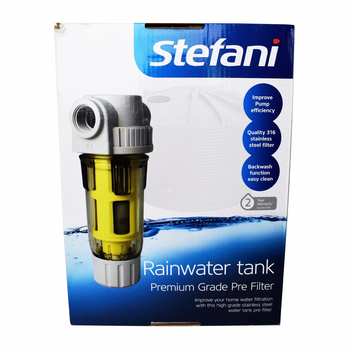 Stefani Rain Water Tank Pre Filter - 40 Micron
