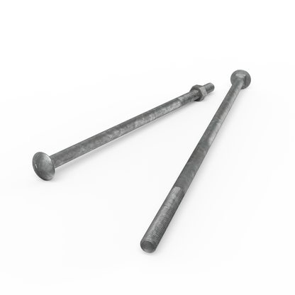 Zenith M12 x 400mm - Hot Dip Galvanised Cup Head Bolts & Nuts