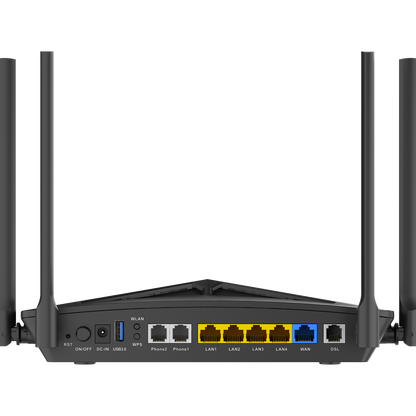 D-Link DSL-X3052E AX3000 Wi-Fi 6 VDSL2 ADSL2 Modem Router - 227 x 143 x 53mm