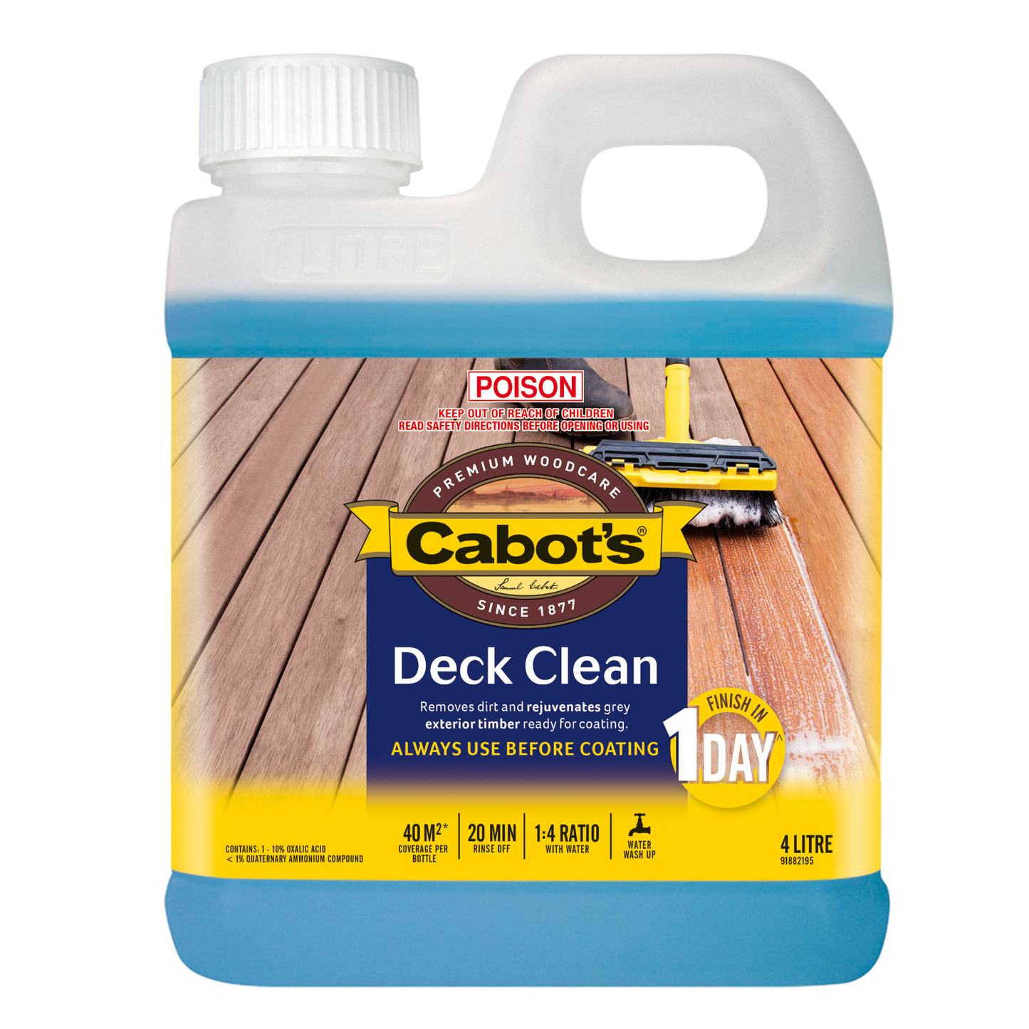 Cabot Deck Clean - 4L