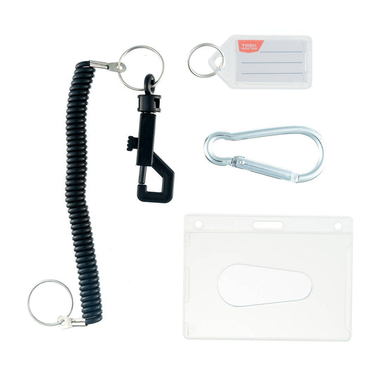 Taskmaster Black ID Kit - 90 x 66mm - 4 Piece