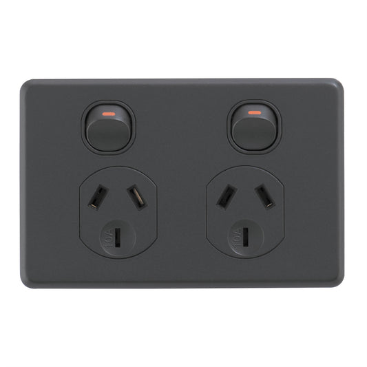 Deta X6 Matt Black Double Power Point