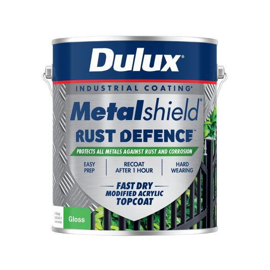 Dulux Metalshield Rust Defence - 4L - White Gloss